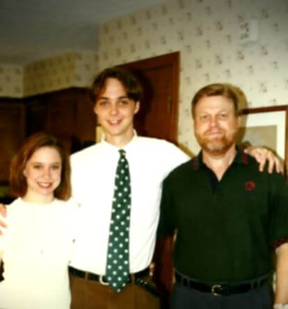 Judy Parsons late husband and children.